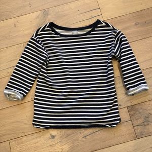 Gap fit stripe sweat shirt, small